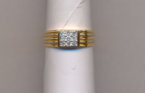 DIAMOND RING GENTS FANCY