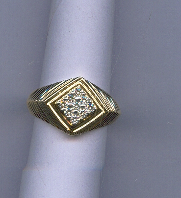 DIAMOND RING GENTS FANCY