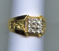DIAMOND RING GENTS FANCY