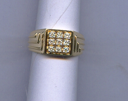 DIAMOND RING GENTS FANCY