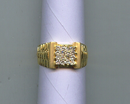 DIAMOND RING GENTS FANCY