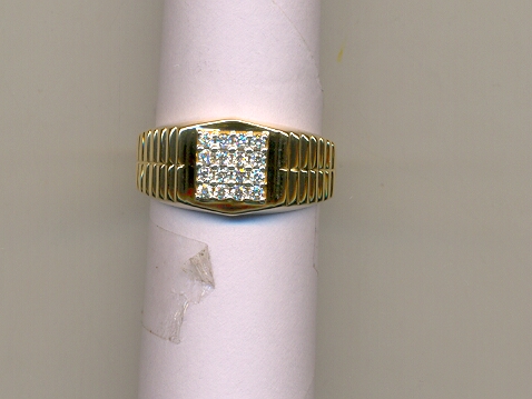 DIAMOND RING GENTS FANCY