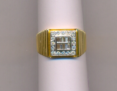 DIAMOND RING GENTS FANCY
