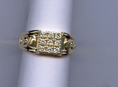 DIAMOND RING GENTS FANCY