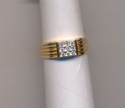 DIAMOND RING GENTS FANCY