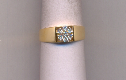 DIAMOND RING GENTS FANCY