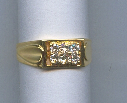 DIAMOND RING GENTS FANCY