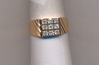 DIAMOND RING GENTS FANCY