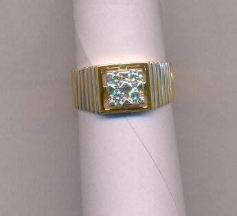 DIAMOND RING GENTS FANCY