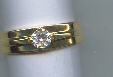DIAMOND RING GENTS FANCY