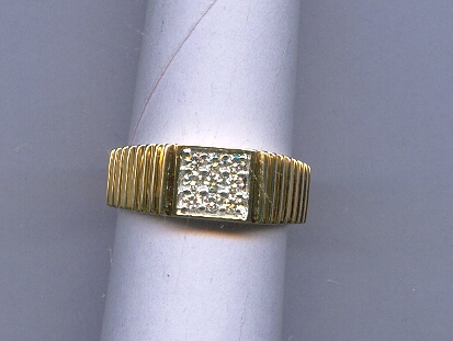 DIAMOND RING GENTS FANCY