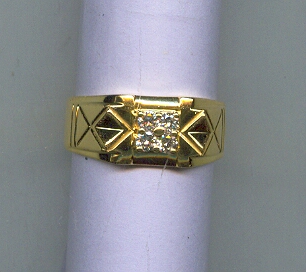 DIAMOND RING GENTS FANCY