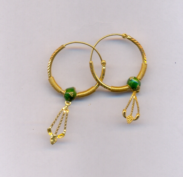 GOLD EARRING PLAIN