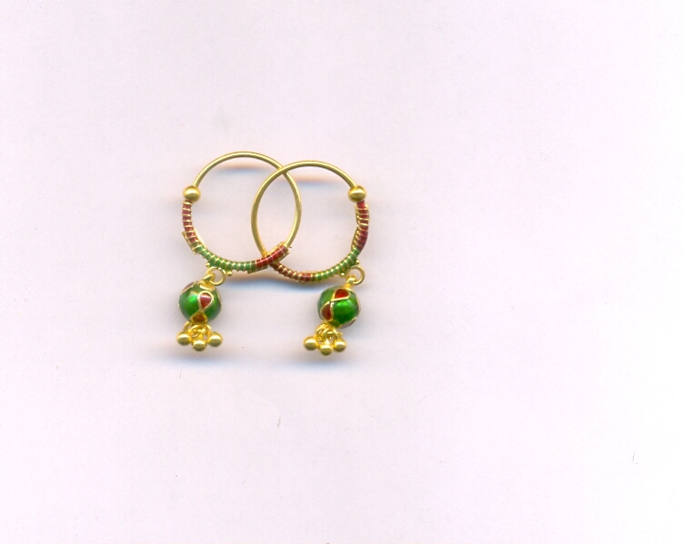 GOLD EARRING PLAIN