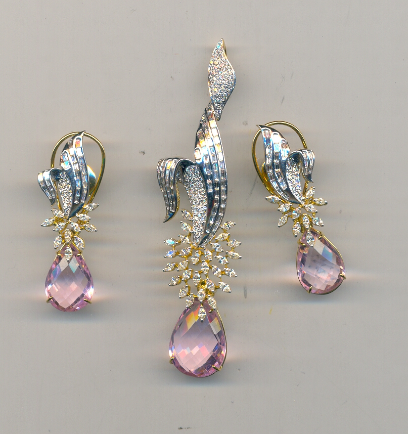 DIAMOND SET PENDENT DESIGNER