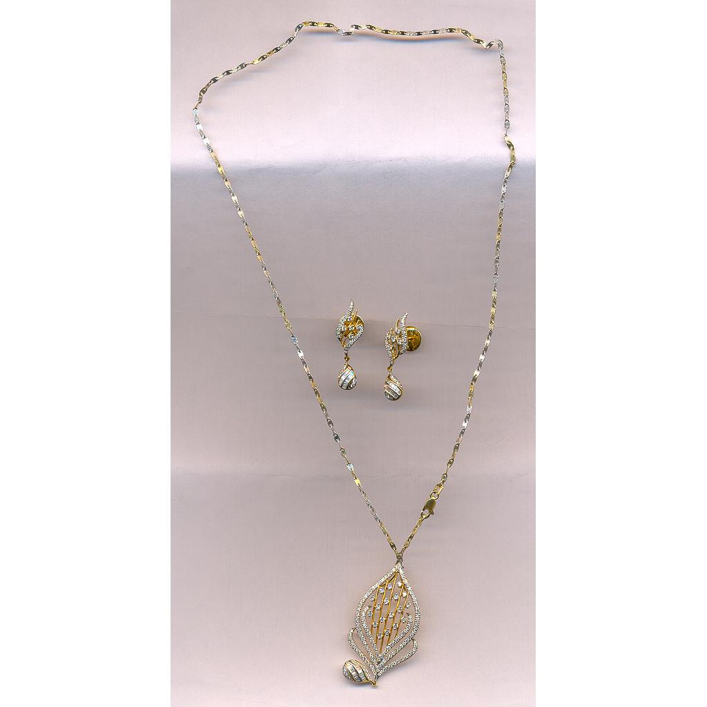 DIAMOND SET PENDENT FANCY