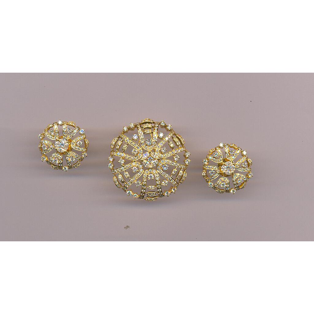 DIAMOND SET PENDENT FANCY