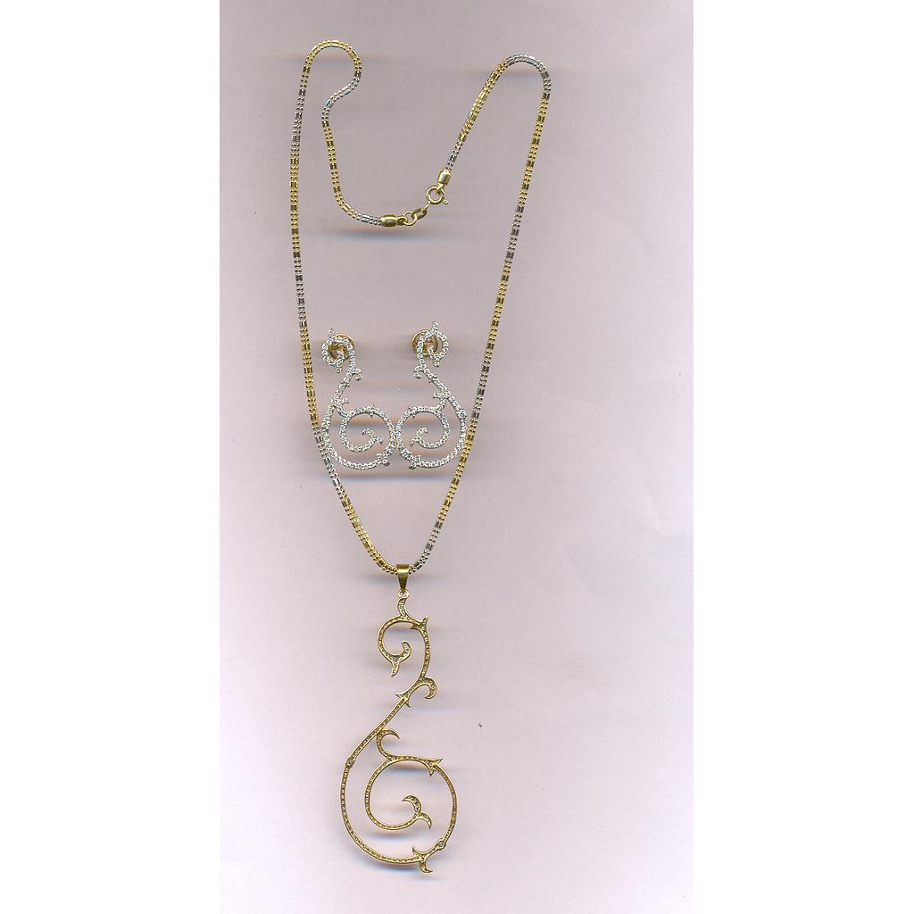 DIAMOND SET PENDENT FANCY
