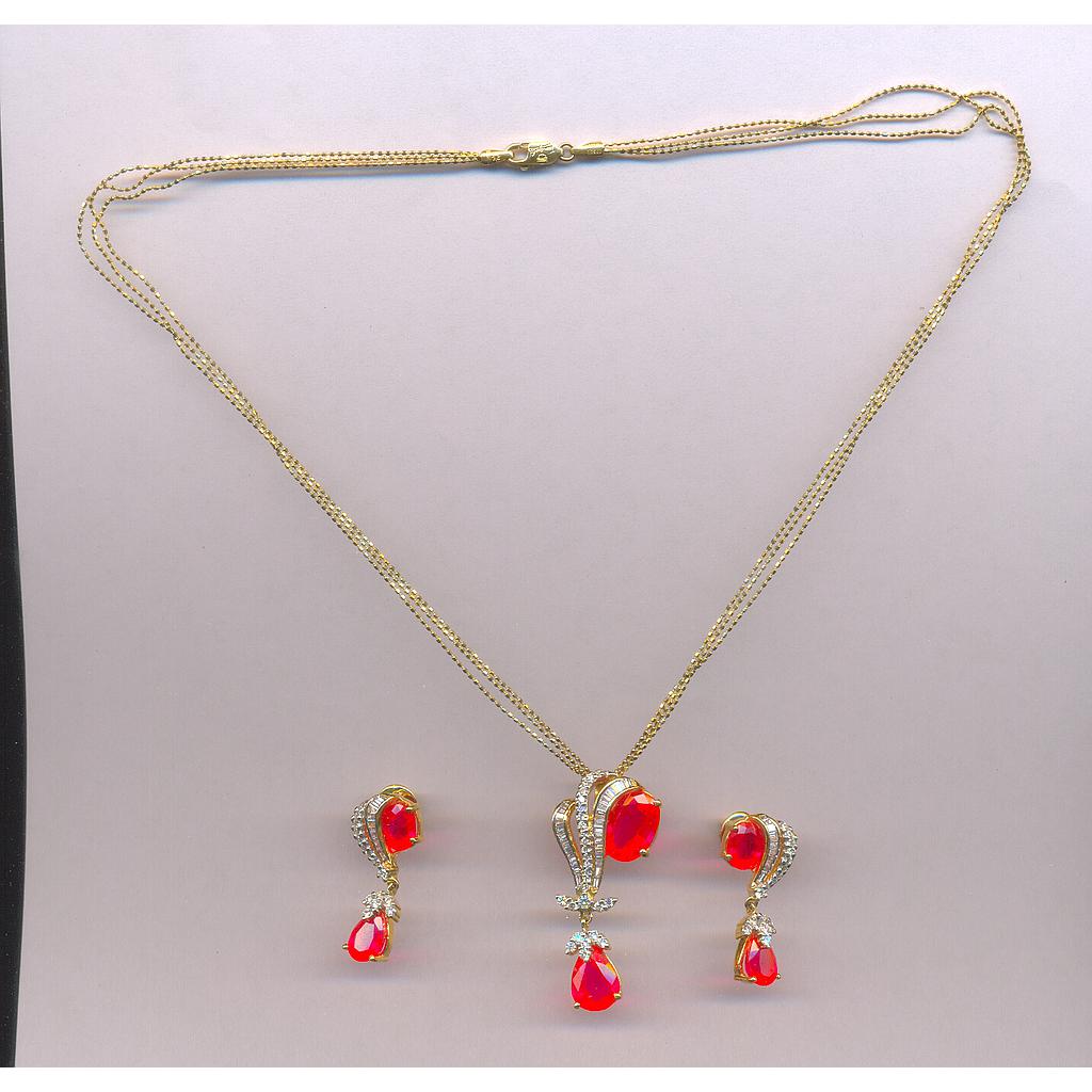 DIAMOND SET PENDENT FANCY