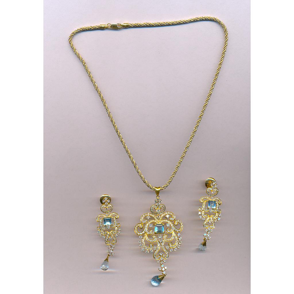 DIAMOND SET PENDENT FANCY