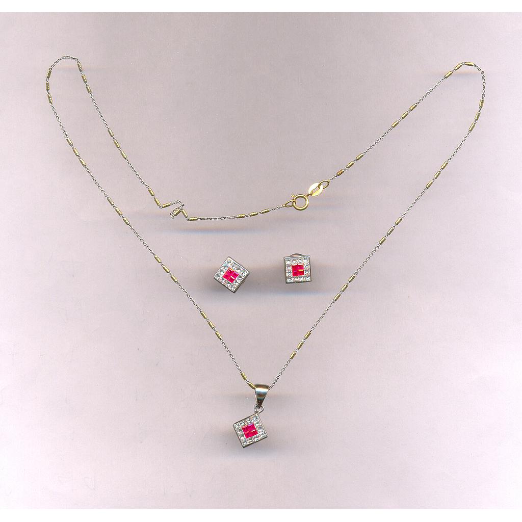 DIAMOND SET PENDENT FANCY
