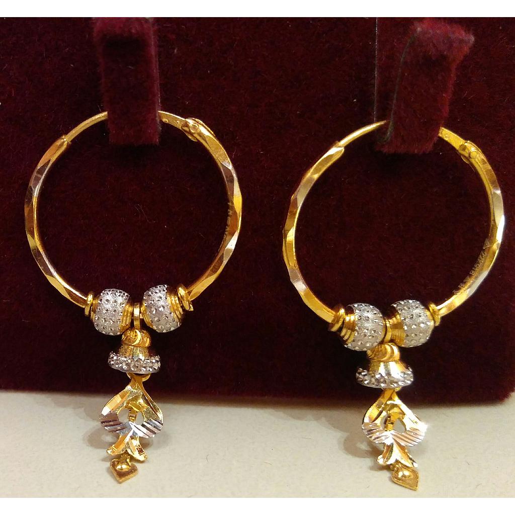 GOLD EARRING PLAIN FANCY