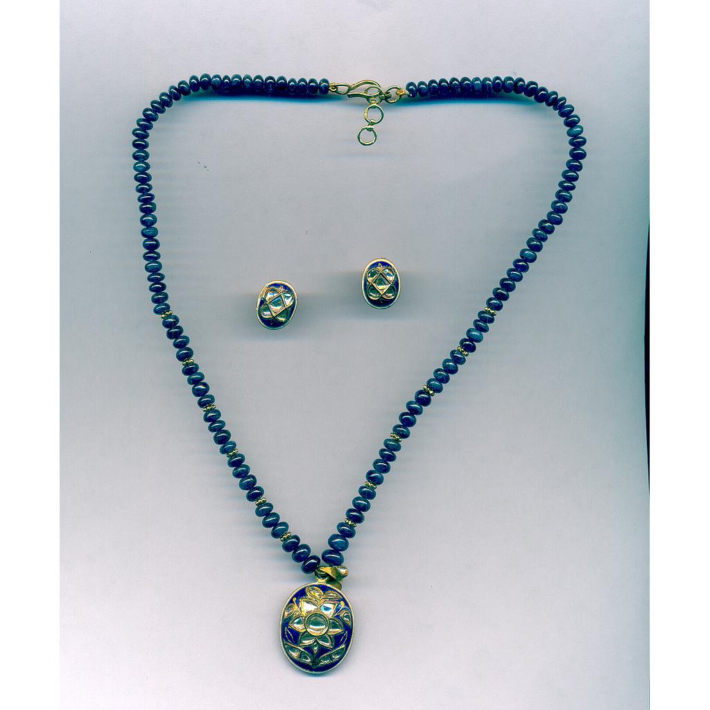 DIAMOND FULL SET PENDENT POLKI