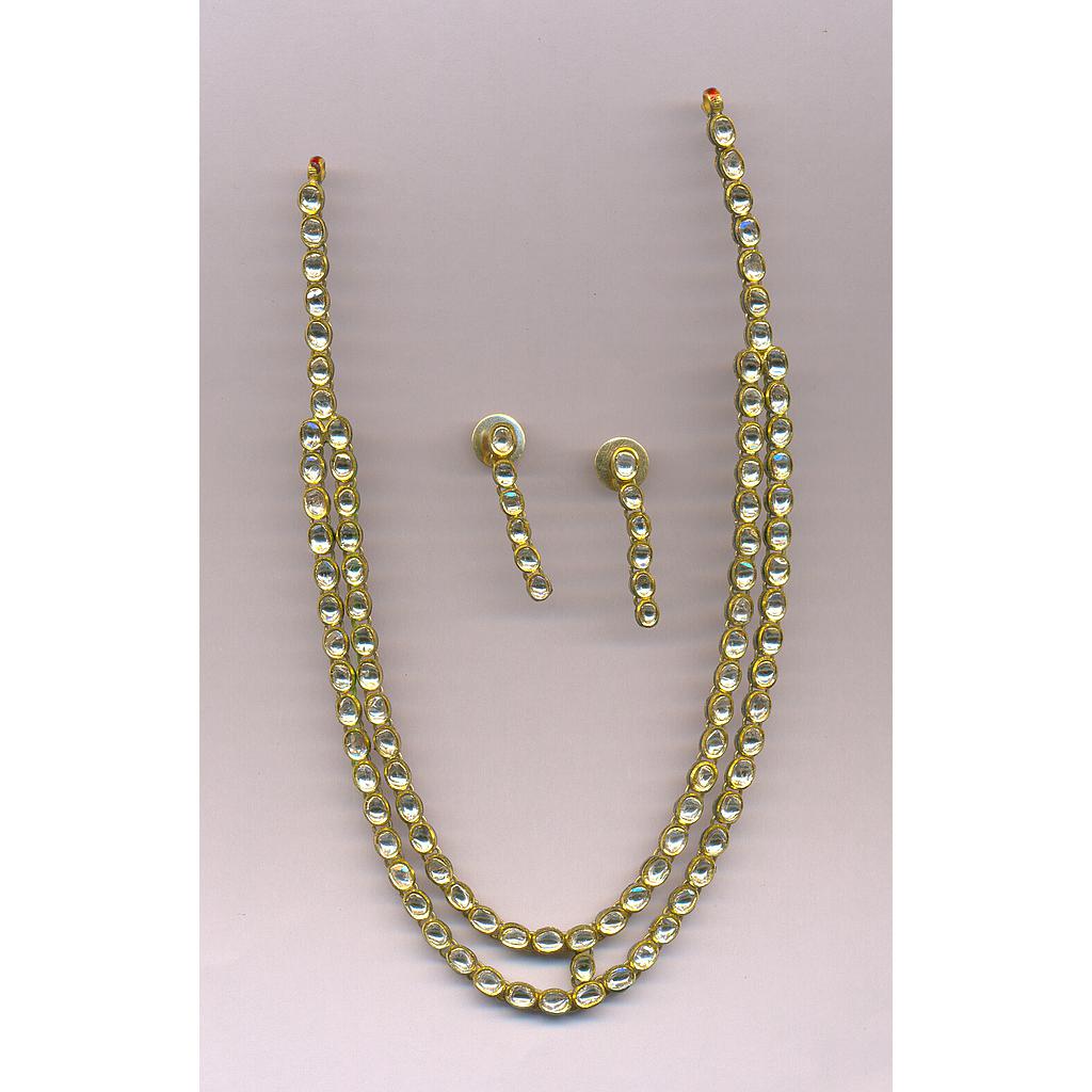 DIAMOND HALF SET LONG KUNDAN