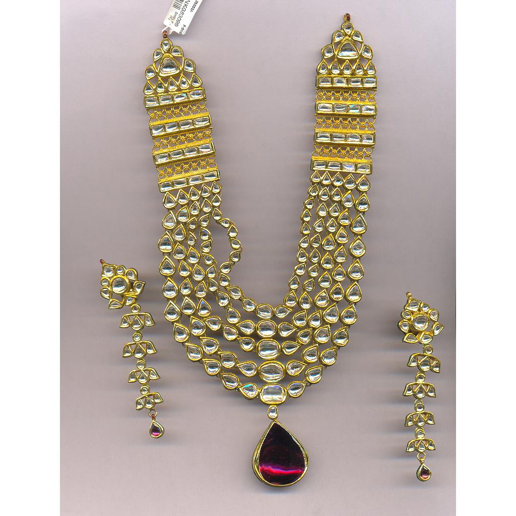 DIAMOND HALF SET LONG POLKI