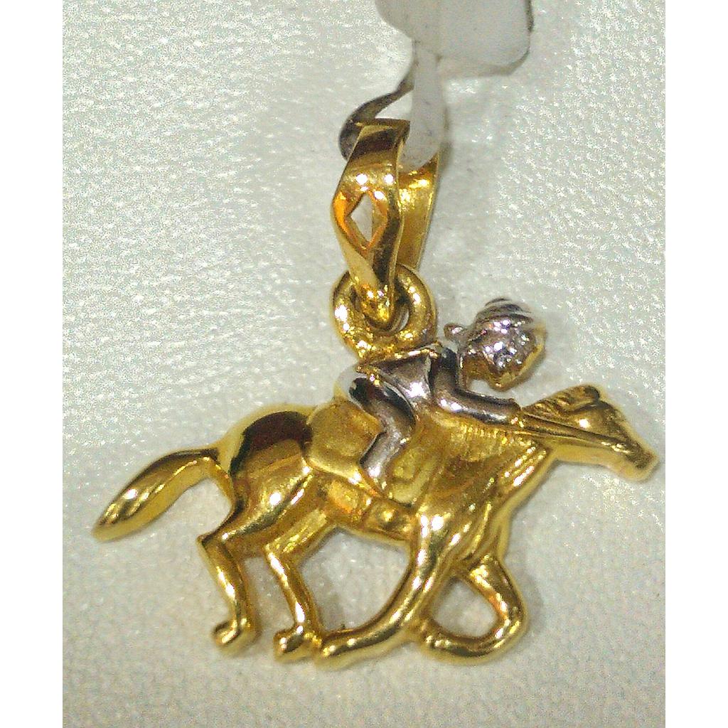 GOLD PENDENT PLAIN FANCY