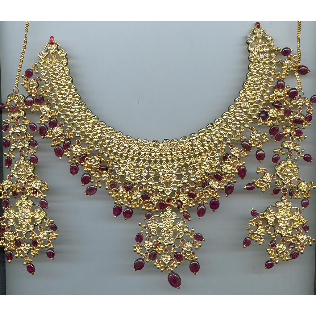DIAMOND HALF SET LONG POLKI
