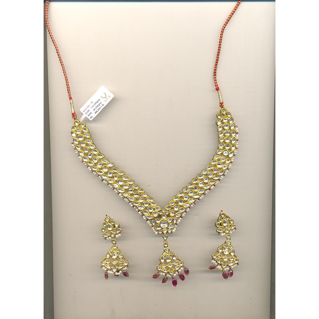 DIAMOND HALF SET LONG POLKI