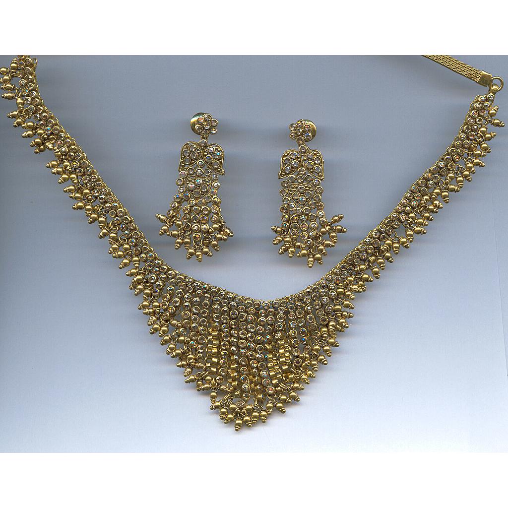 DIAMOND HALF SET LONG POLKI