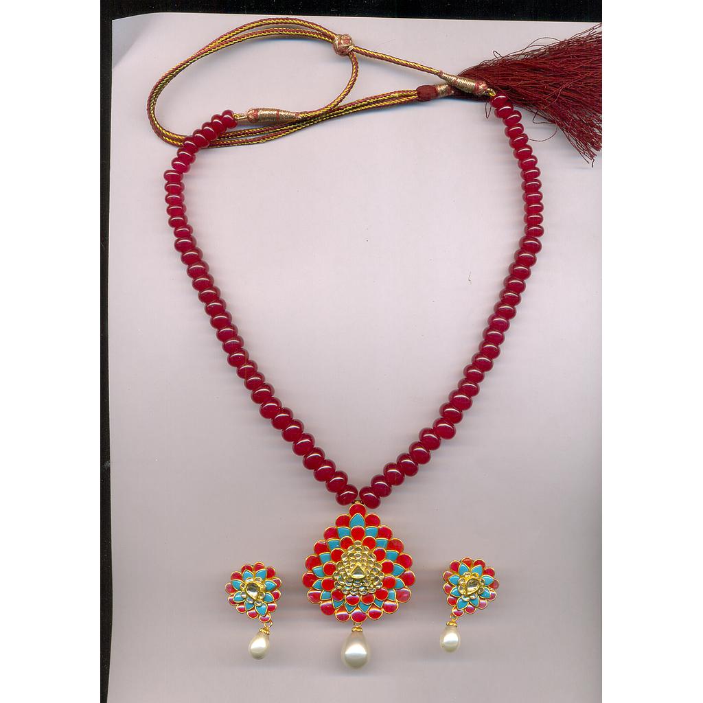 DIAMOND HALF SET ROUND POLKI