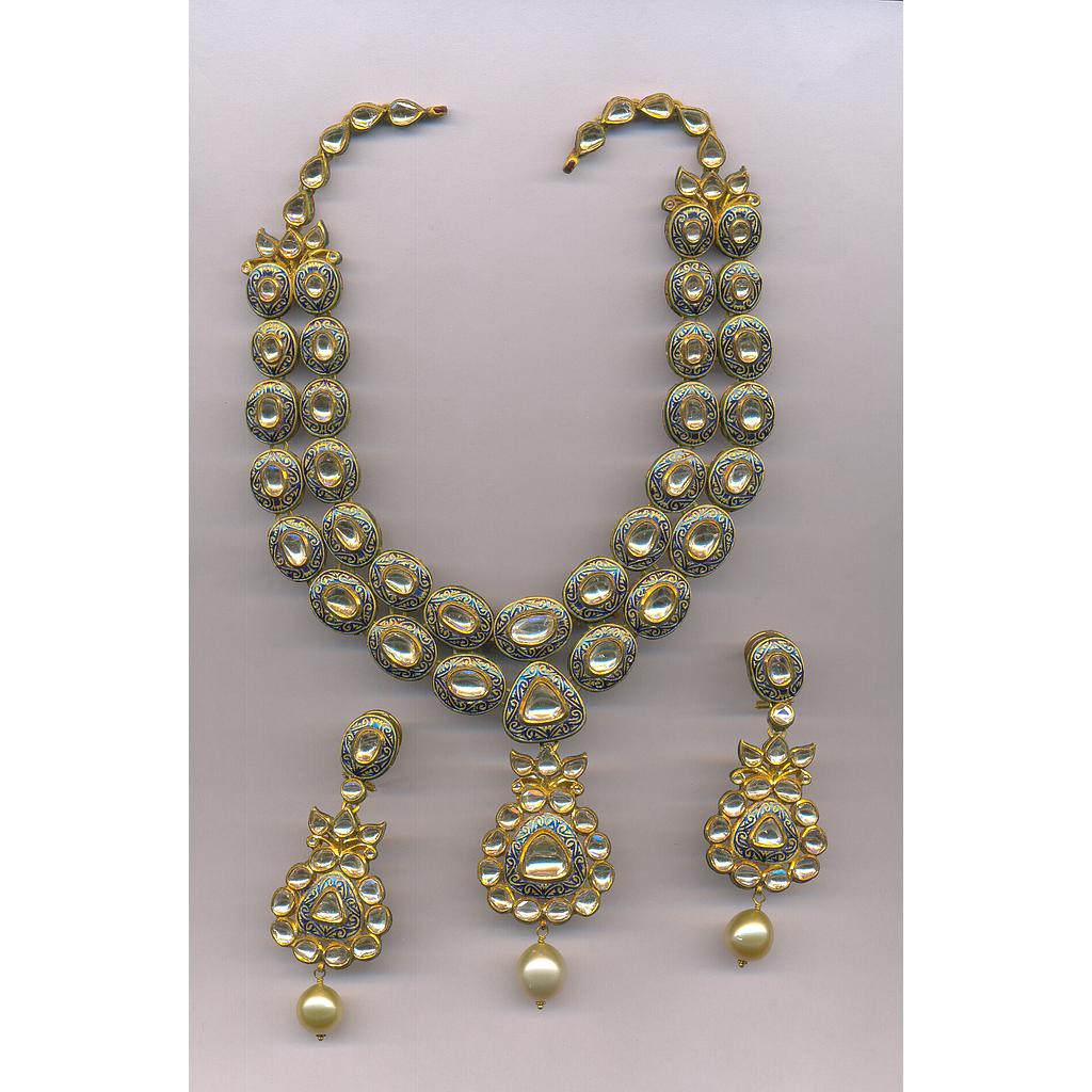 DIAMOND HALF SET ROUND POLKI