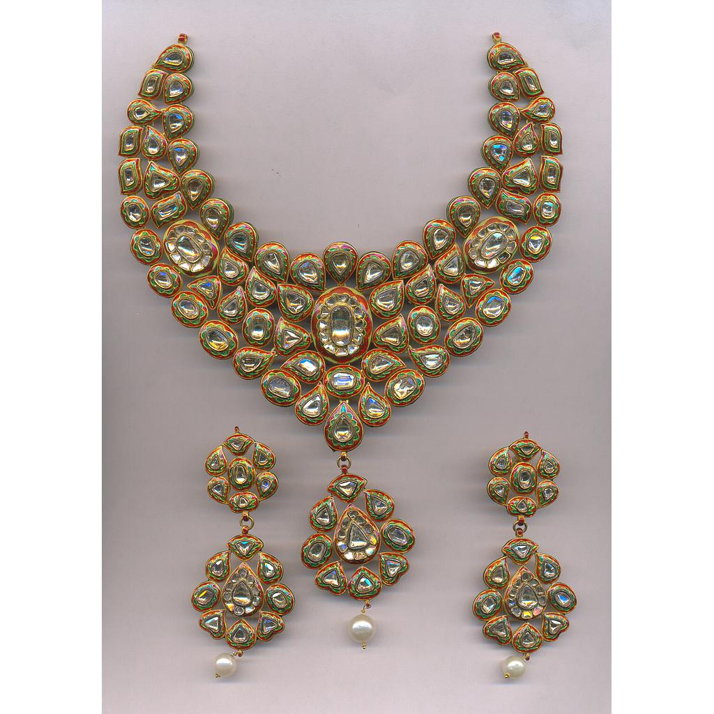 DIAMOND HALF SET ROUND POLKI