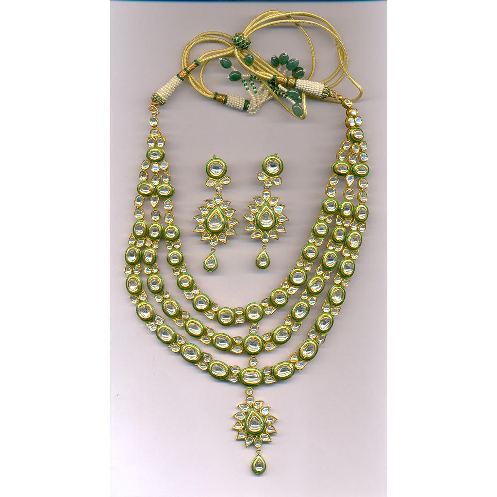 DIAMOND HALF SET ROUND POLKI
