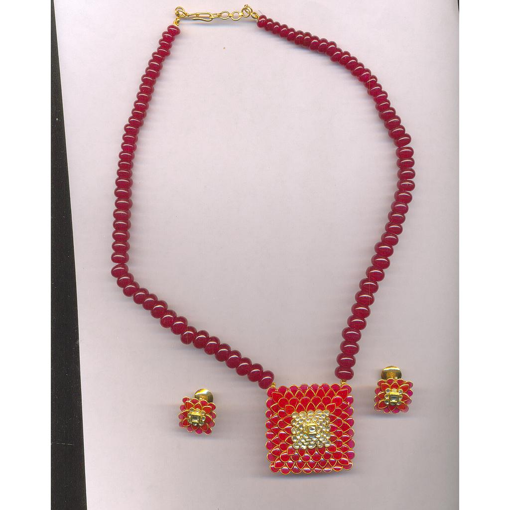 DIAMOND HALF SET ROUND POLKI