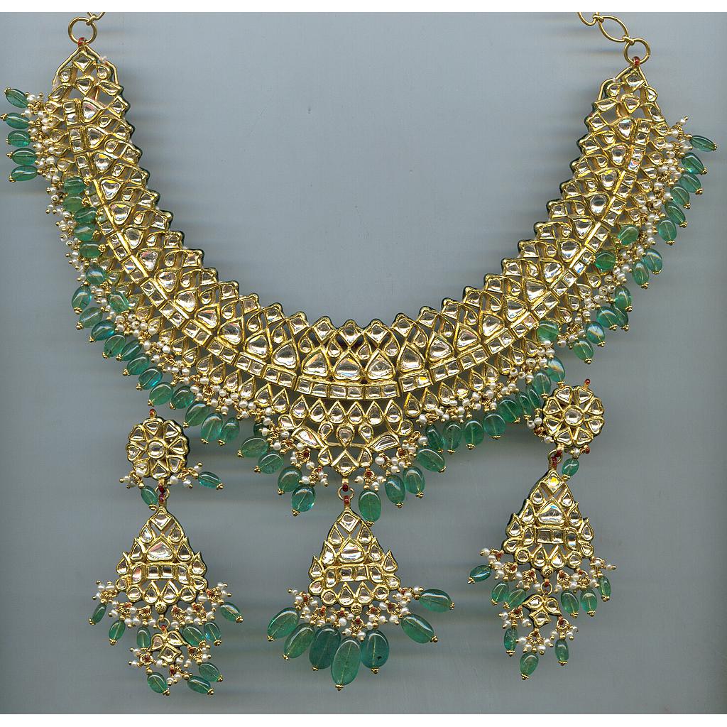 DIAMOND HALF SET ROUND POLKI