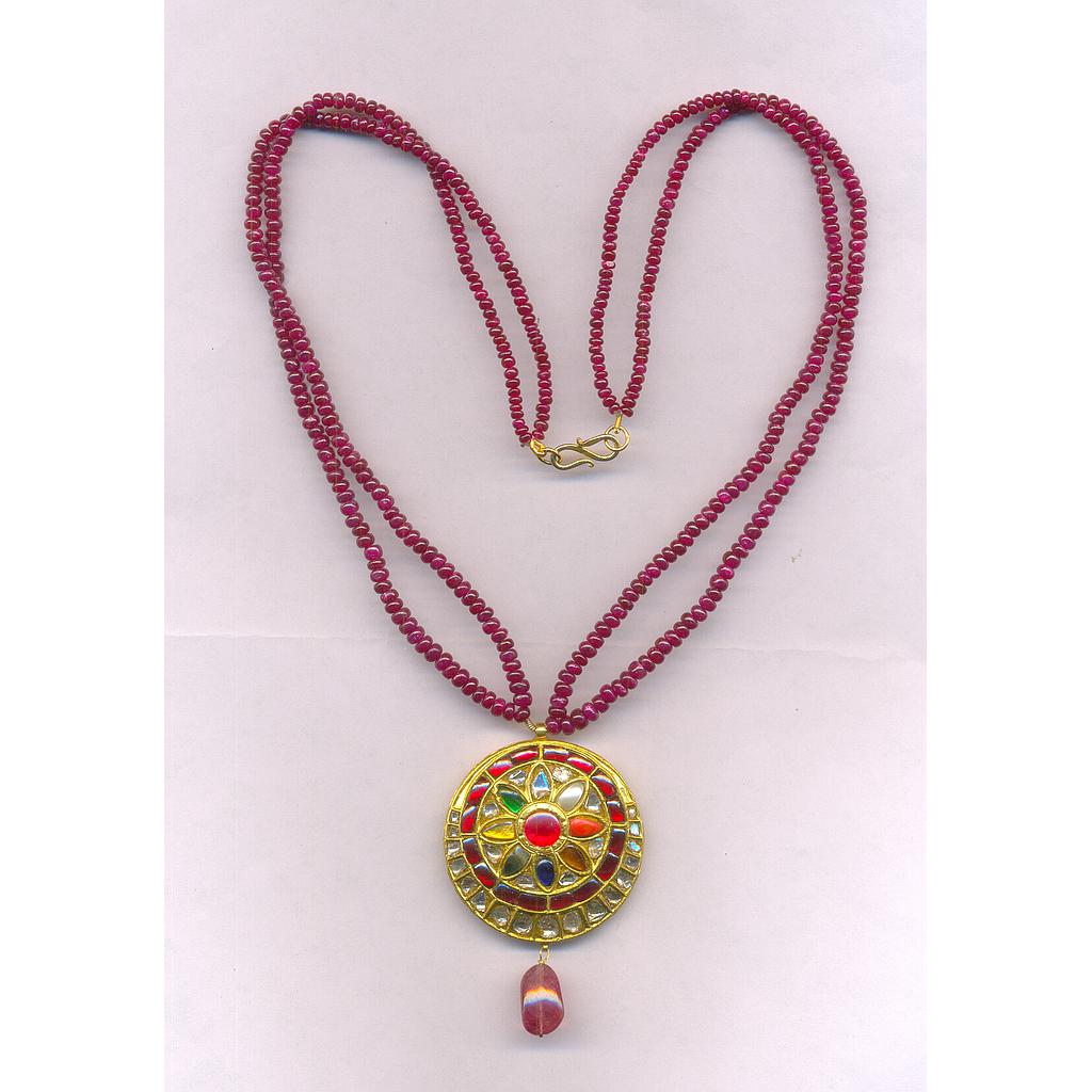 DIAMOND NECKLACE POLKI