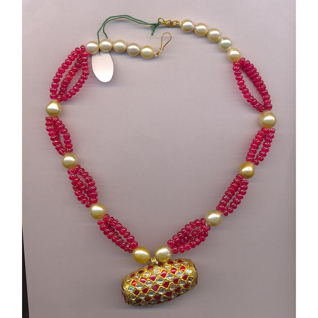 DIAMOND NECKLACE POLKI