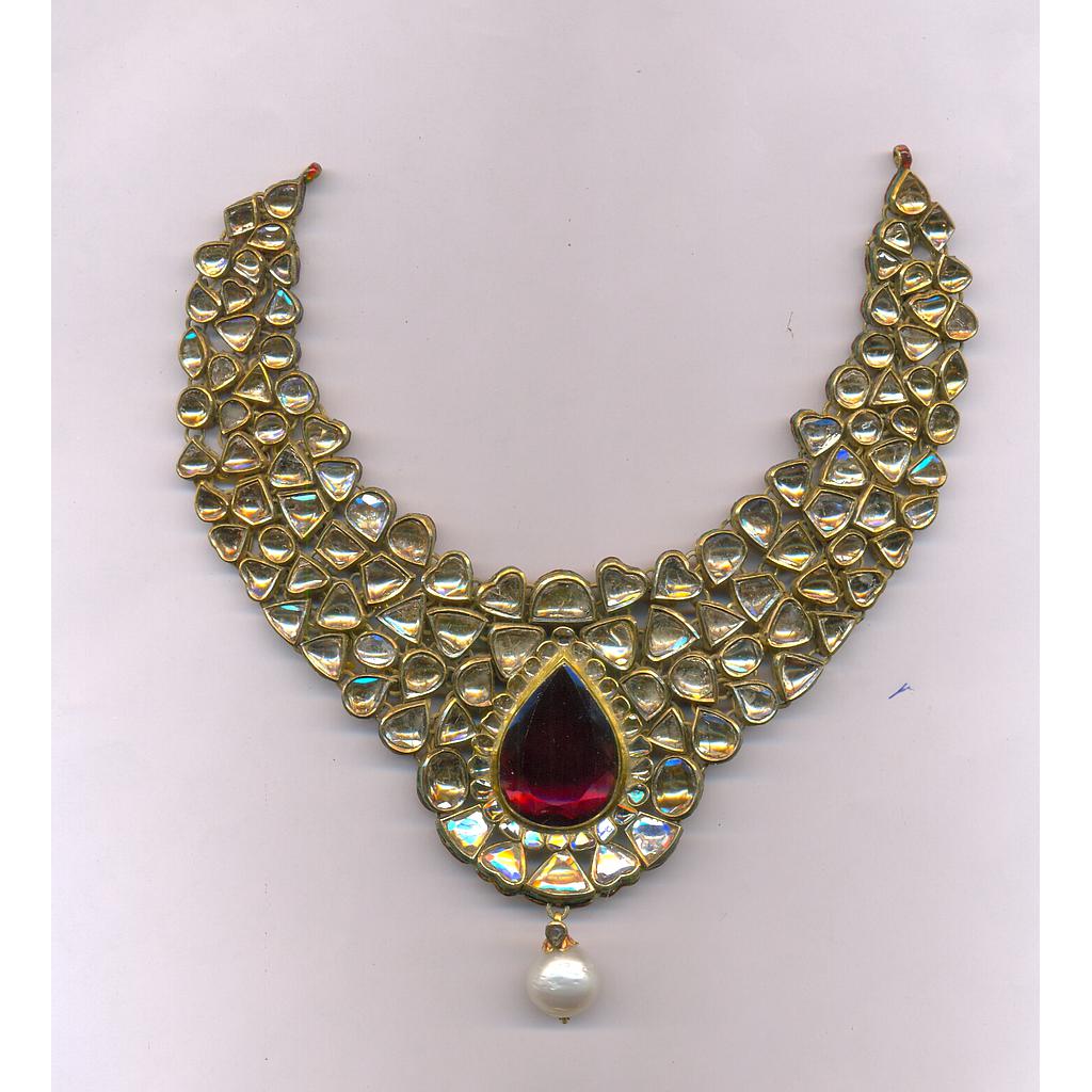 DIAMOND NECKLACE POLKI