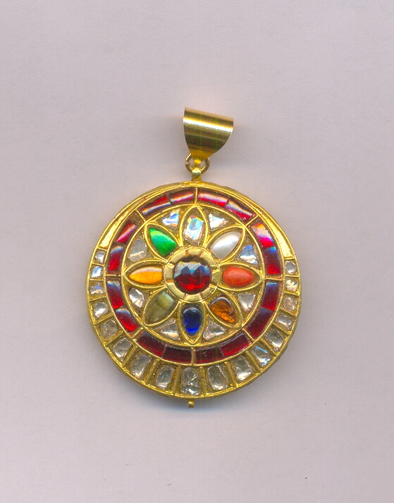DIAMOND PENDENT POLKI