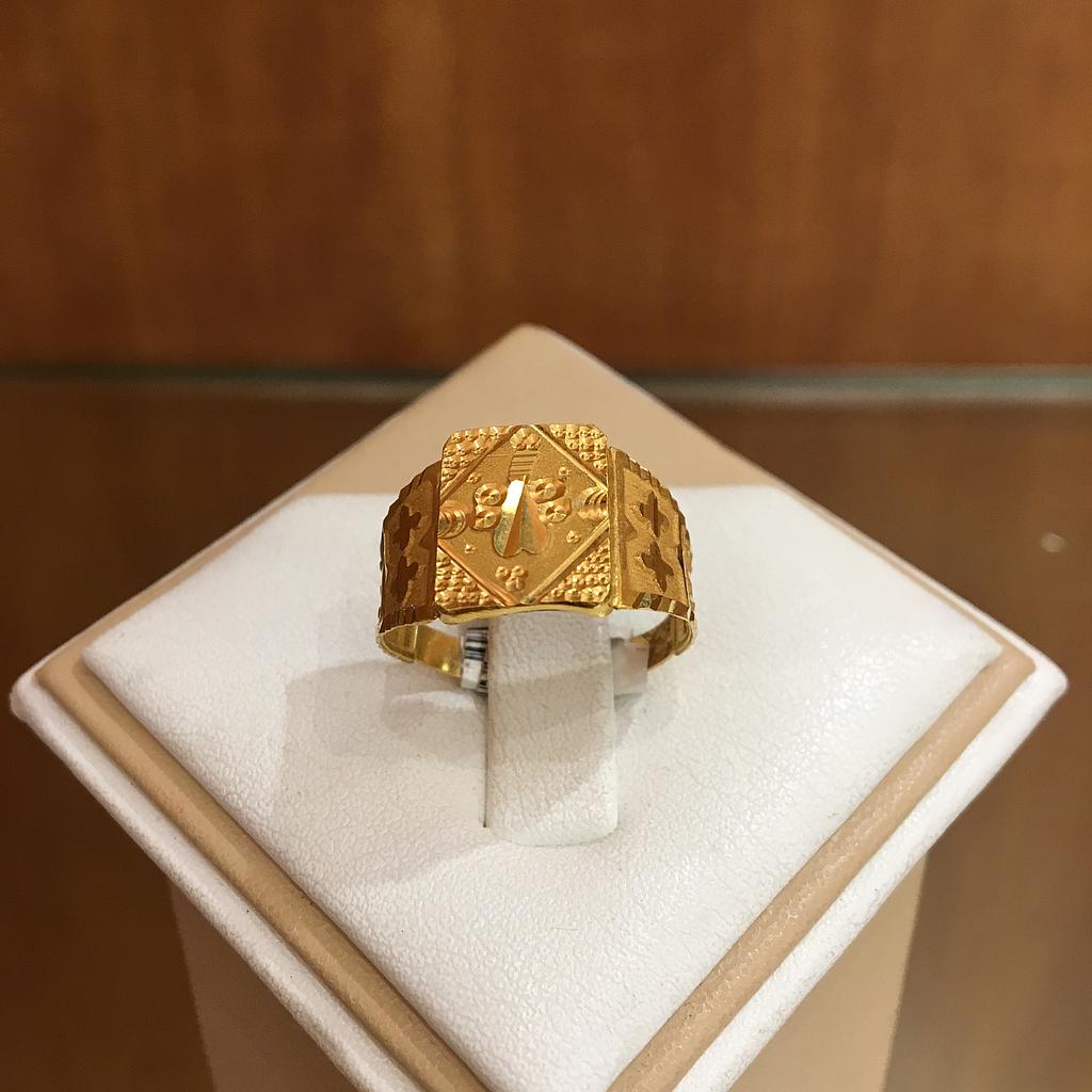 GOLD RING GENTS PLAIN