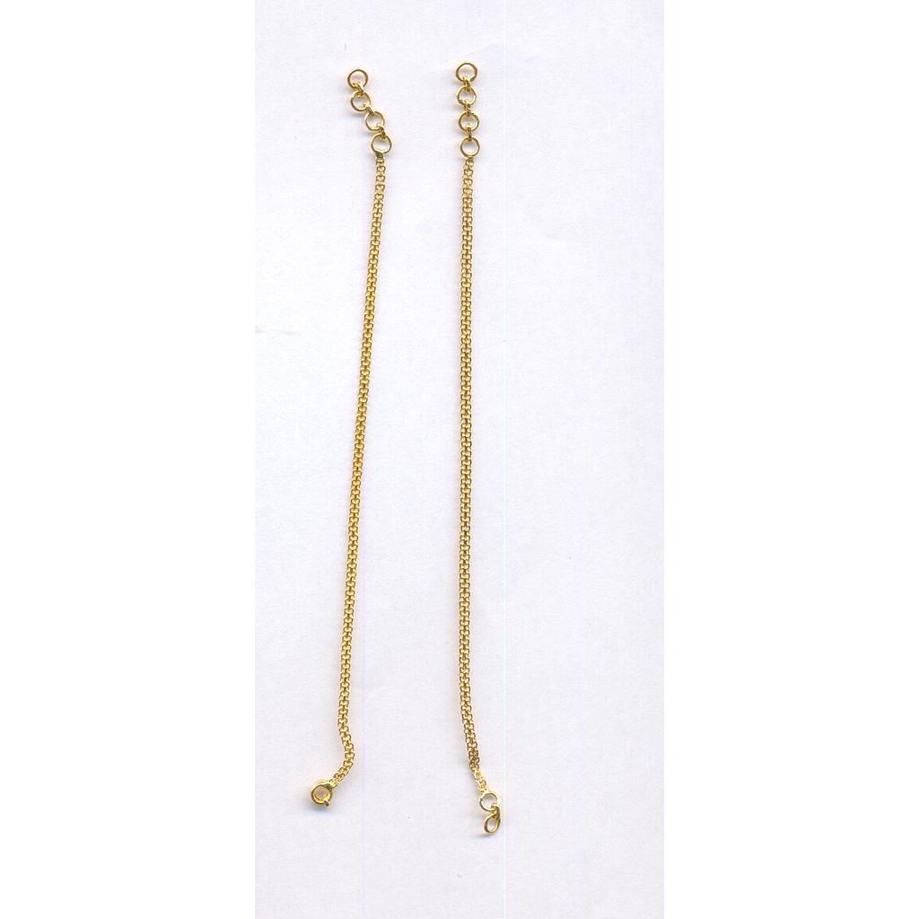 GOLD EARCHAIN FANCY