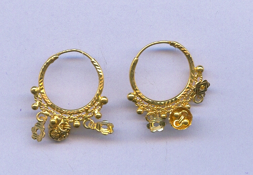 GOLD EARRING PLAIN GENERAL