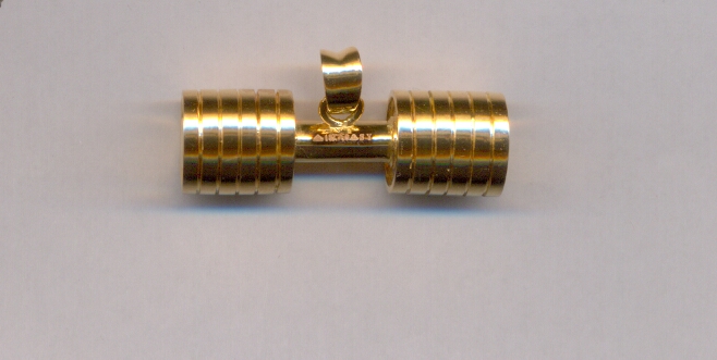 GOLD PENDENT PLAIN EXCLUSIVE