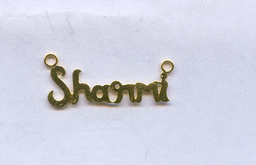 GOLD PENDENT PLAIN GENERAL