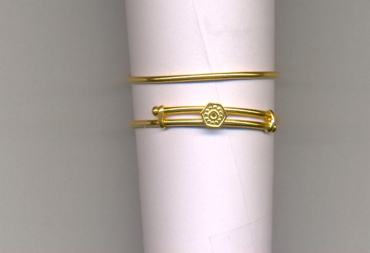 GOLD BANGLE BABY FANCY