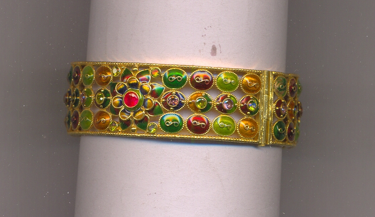 GOLD BANGLE ANTIQUE FANCY